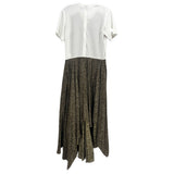 LOEWE PRINT DRESSES WHT/GREEN S