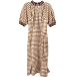 MARNI CHECK DRESSES PINK/BRWN S | 2