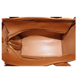MARC JACOBS SM LEATHER TOTE CROSSBODYS COGNAC