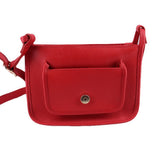 LONGCHAMP LE FOULONNE CROSSBODYS RED