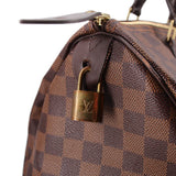 LOUIS VUITTON SPEEDY 35 HANDLE BAG DAMIER EBENE