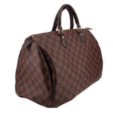 LOUIS VUITTON SPEEDY 35 HANDLE BAG DAMIER EBENE