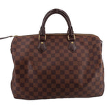 LOUIS VUITTON SPEEDY 35 HANDLE BAG DAMIER EBENE
