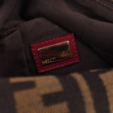 FENDI CHEF ZUCCA HOBOS TOBACCO/FUSCHIA