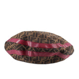 FENDI CHEF ZUCCA HOBOS TOBACCO/FUSCHIA