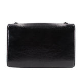 SAINT LAURENT KATE MEDIUM PATENT CROSSBODYS BLACK