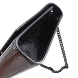 SAINT LAURENT KATE MEDIUM PATENT CROSSBODYS BLACK