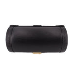 LOUIS VUITTON Papillon crossbody bag, rolled body in black textured leather