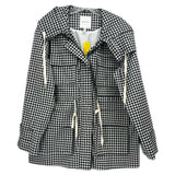 AVECFILLES CHECK JACKETS WHT/BLK M