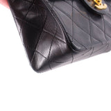 CHANEL SQUARE FLAP VINTAGE CROSSBODYS BLACK
