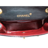 CHANEL SQUARE FLAP VINTAGE CROSSBODYS BLACK