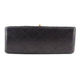 CHANEL SQUARE FLAP VINTAGE CROSSBODYS BLACK