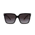 VALENTINO VA 4098 tortoise sunglasses with dark square lenses and keyhole bridge