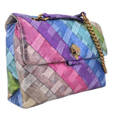 KURT GEIGER LARGE KENSINGTON SHOULDER BAGS RAINBOW