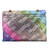 KURT GEIGER LARGE KENSINGTON SHOULDER BAGS RAINBOW