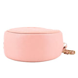 CHANEL ROUND FILIGREE CROSSBODYS PINK