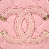 CHANEL ROUND FILIGREE CROSSBODYS PINK
