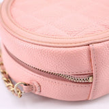CHANEL ROUND FILIGREE CROSSBODYS PINK