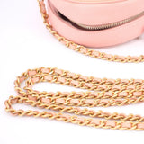 CHANEL ROUND FILIGREE CROSSBODYS PINK