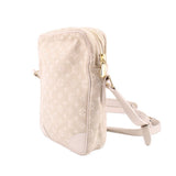 LOUIS VUITTON DUNUBE MIN LIN W ELISE WALLET CROSSBODYS CREAM