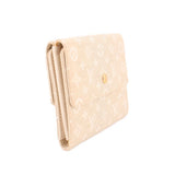 LOUIS VUITTON DUNUBE MIN LIN W ELISE WALLET CROSSBODYS CREAM