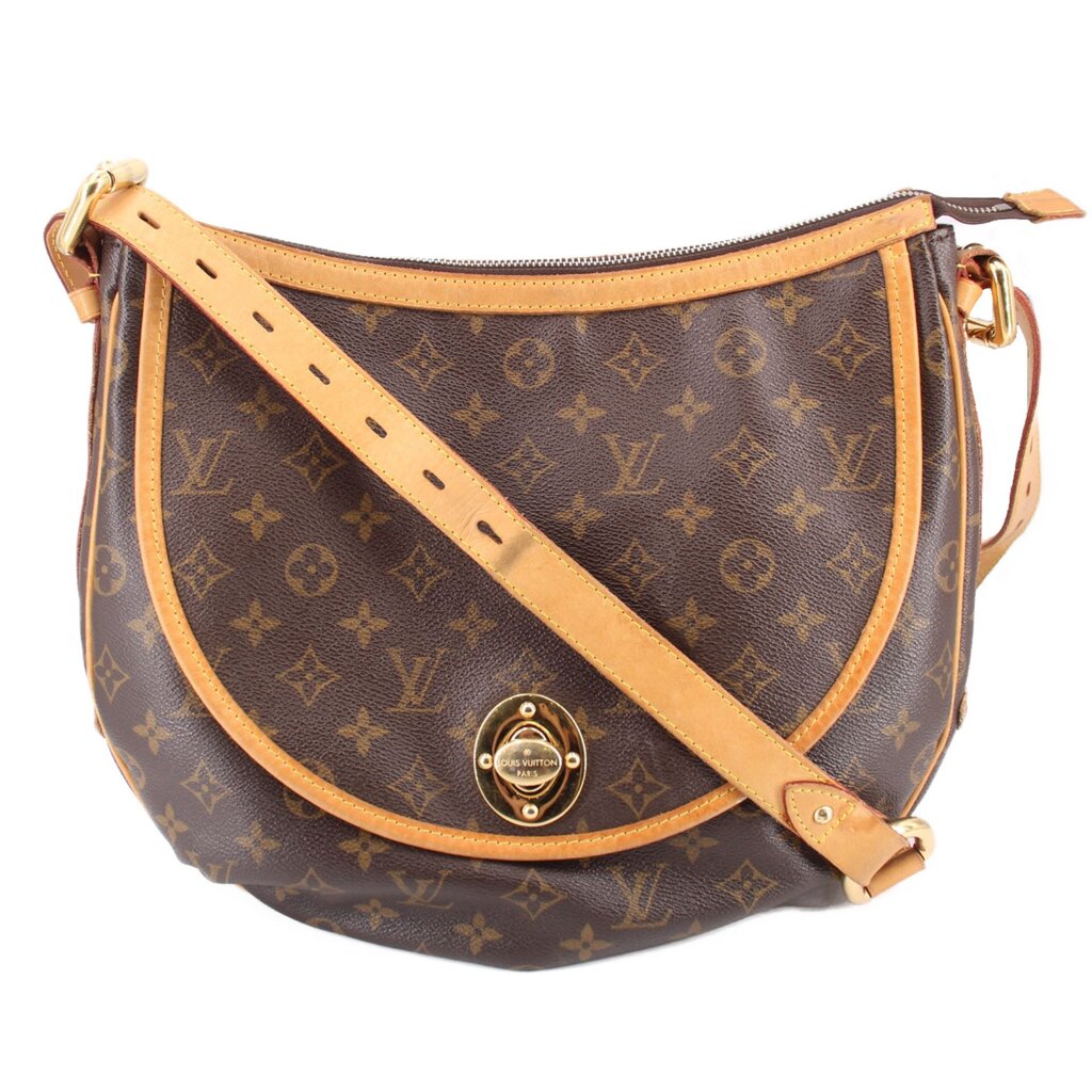 Louis Vuitton Tulum GM crossbody bag, monogram canvas with tan leather trim