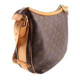 Louis Vuitton Tulum GM crossbody bag with rear pocket, monogram canvas, tan leather