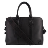 LOUIS VUITTON TAKEOFF AEROGRAM HANDLE BAG BLACK