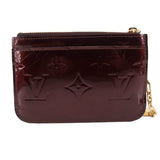 LOUIS VUITTON VERNIS KEY POUCHES AMARANTE