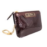 LOUIS VUITTON VERNIS KEY POUCHES AMARANTE