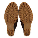 TORY BURCH SUEDE BOOTIES BROWN 7.5 US