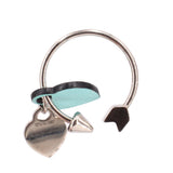 TIFFANY & CO STERLING SILVER LOVESTRUCK KEYCHAINS