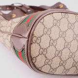GUCCI OPHIDIA MEDIUM BUCKET CROSSBODYS BROWN