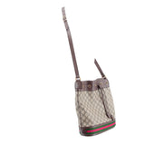 GUCCI OPHIDIA MEDIUM BUCKET CROSSBODYS BROWN