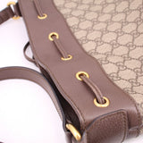 GUCCI OPHIDIA MEDIUM BUCKET CROSSBODYS BROWN