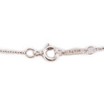 Sterling silver necklace clasp and extender with '925' marking