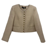 J CREW TWEED JACKETS CREAM M | 10