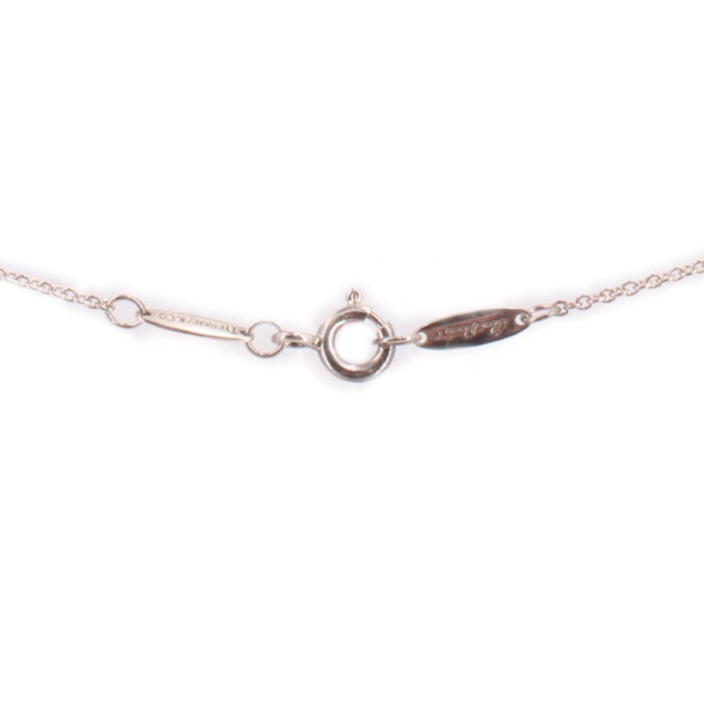 Butterfly charm pendant necklace with link chain and circular clasp