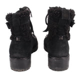 SAM EDELMAN SUEDE BOOTS BLACK 8.5 US