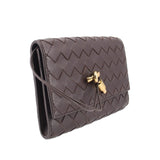 BOTTEGA ANDIAMO POUCH CROSSBODYS CHOCOLATE