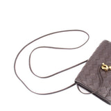 BOTTEGA ANDIAMO POUCH CROSSBODYS CHOCOLATE