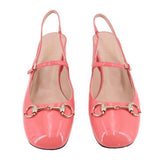 GUCCI SLINGBACK HEELS PINK 38 EU | 7.5 US