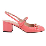 GUCCI SLINGBACK HEELS PINK 38 EU | 7.5 US