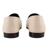 GUCCI STRAWBERRY BRIXTON LOAFERS CREAM 37.5 EU | 7.5 US
