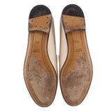 GUCCI STRAWBERRY BRIXTON LOAFERS CREAM 37.5 EU | 7.5 US