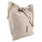 SAINT LAURENT JAMIE POCHON SHOULDER BAGS BONE