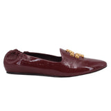 TORY BURCH ELEANOR PATENT LOAFERS MAROON 10 US