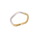 CHARLOTTE CHESNAIS STERLING & 18K GOLD PLATED WAVE BRACELETS