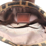 FENDI MINI CROISSANT HANDLE BAG ZUCCA TOBACCO