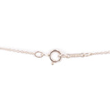Sterling silver necklace clasp with spring ring and adjustable extender
